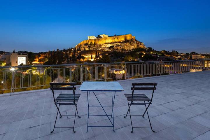 Apartament wakacyjny dla 4 osób, z Balkon i Taras oraz Ogród w Ateny
