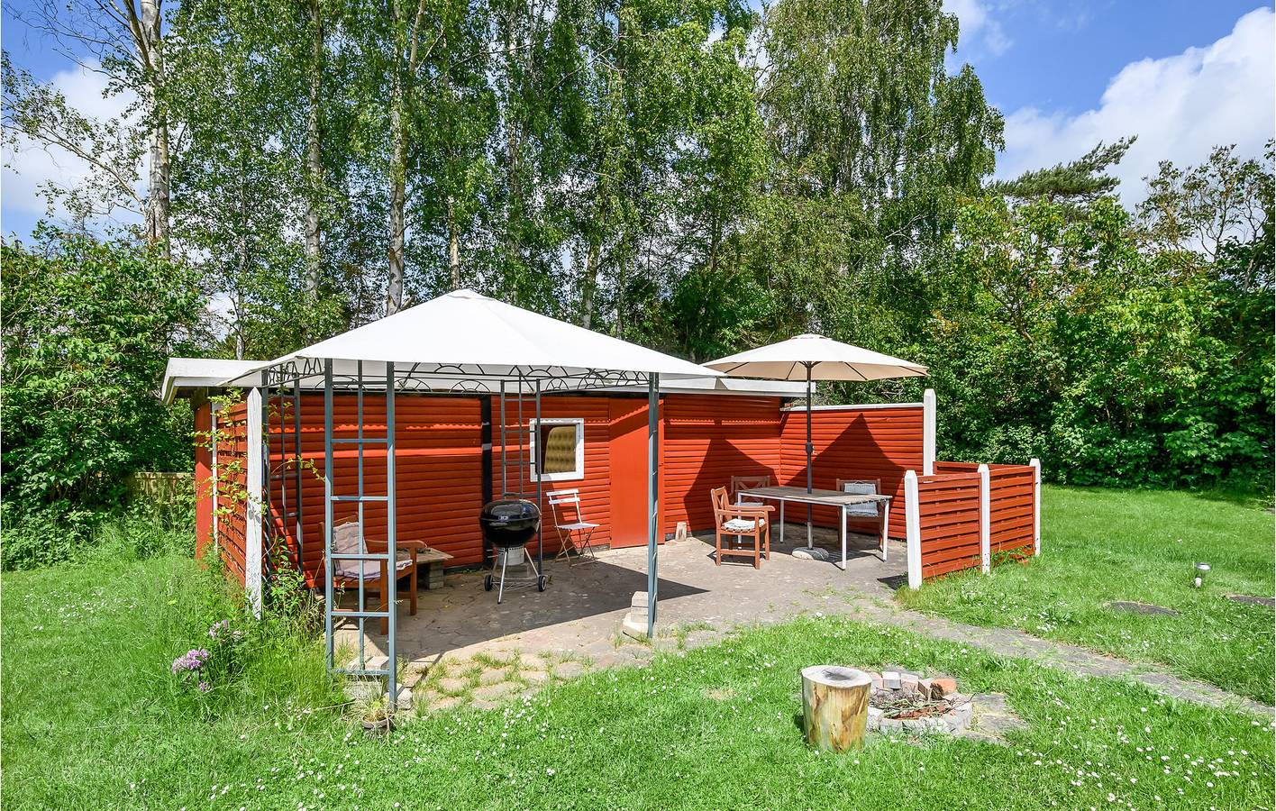 Ferienhaus für 4 Personen mit Terrasse in Kaldred, Kalundborg und Umgebung