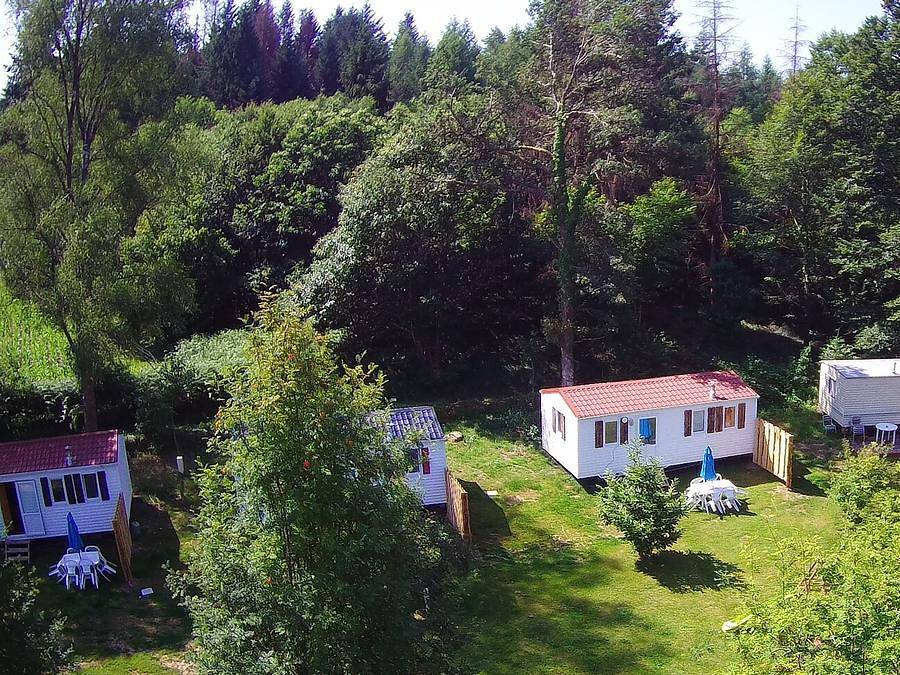 Camping La Petite Rivière - Mobile home 6 persons - 3 bedrooms in Clergoux, Tulle region