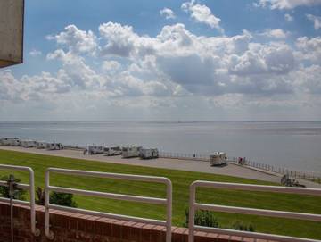 Ferienwohnung für 3 Personen, mit Balkon und Ausblick, kinderfreundlich in Wilhelmshaven