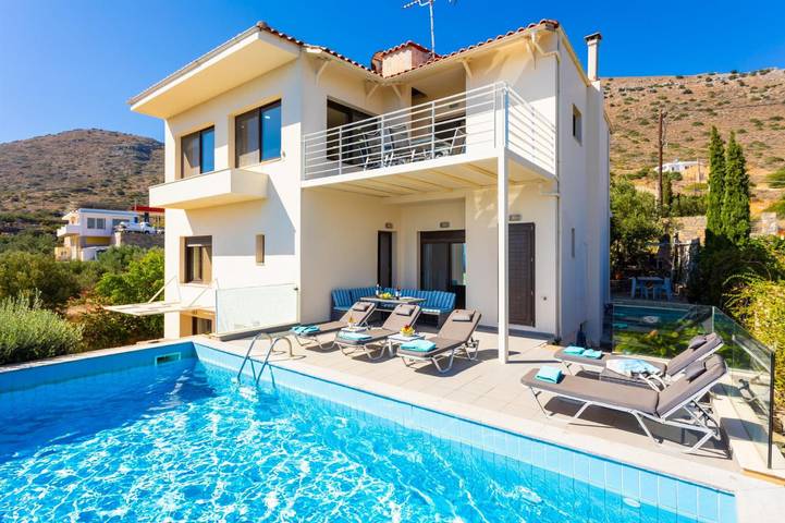 Villa pour 12 personnes, avec balcon et jardin dans Elounda - 2