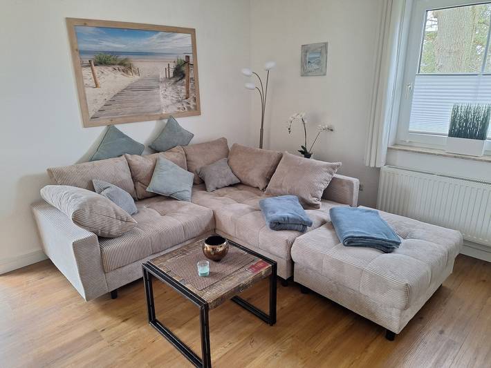 Ferienwohnung für 2 Personen, mit Garten und Sauna am Schönberger Strand
