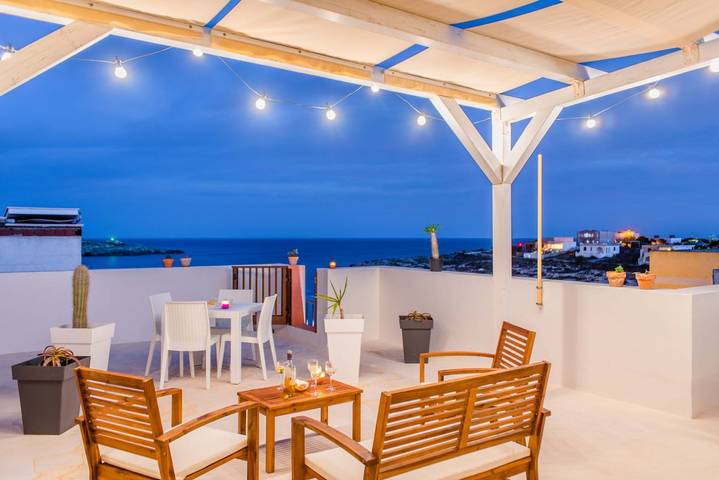 Vakantiewoning voor 5 personen, met balkon/terras op Lampedusa