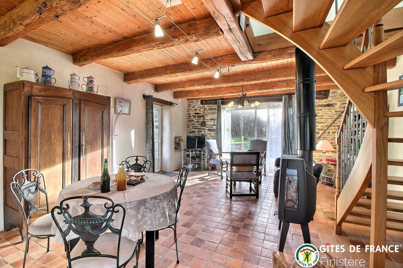 Casa de huéspedes para 4 personas con terraza in Moëlan-sur-Mer, Côte de Cornouaille