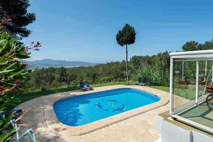 Villa pour 8 personnes avec terrasse in Cala Salada, Sant Antoni de Portmany