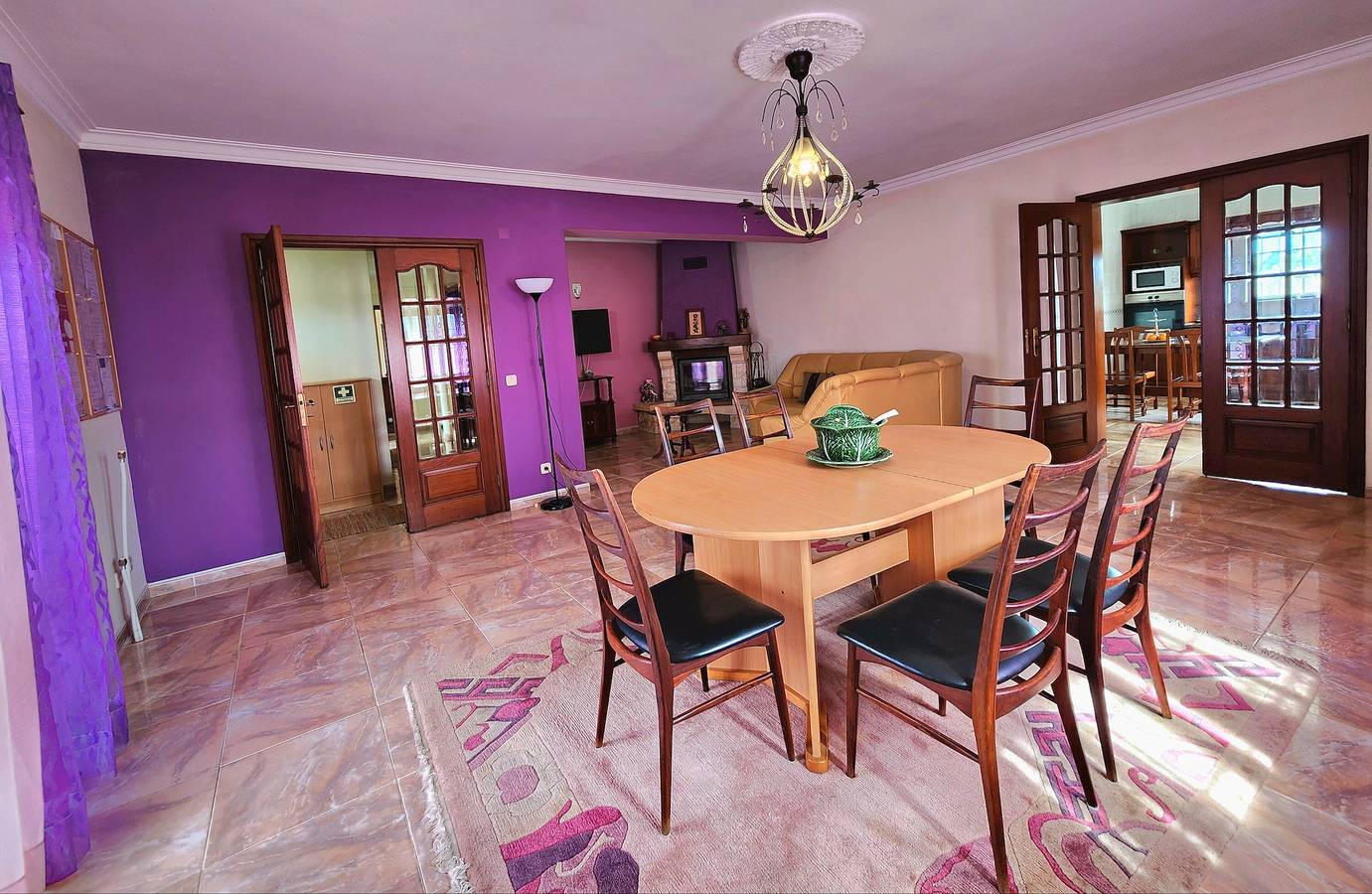 Casa Avó Judite mit Blick auf das Schloss Óbidos in Óbidos, Leiria District