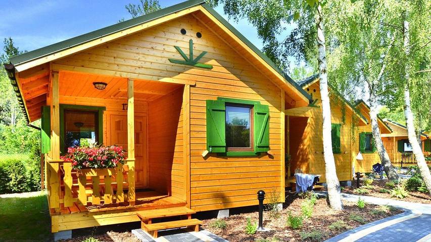 Ferienhaus für 4 Personen, mit Garten und Terrasse in Polen