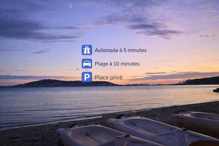 Gîte pour 2 personnes, avec jardin et terrasse à Balaruc-le-Vieux