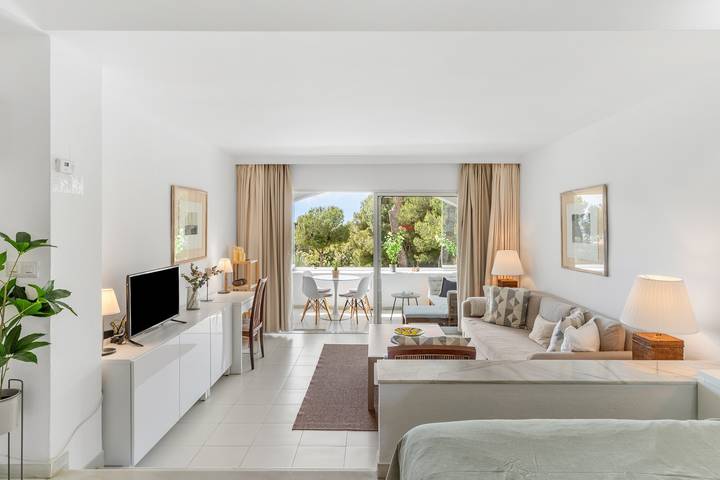 Vakantiewoning voor 3 personen, met tuin en balkon in Mijas