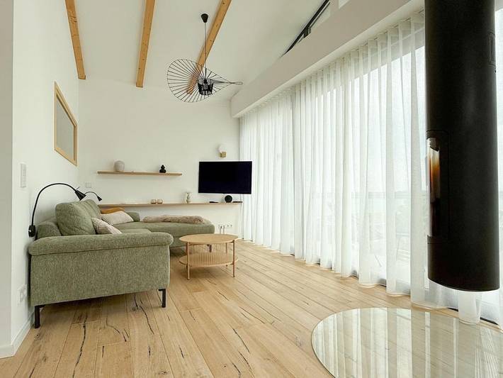 Ferienhaus für 6 Personen, mit Garten und Seeblick sowie Sauna und Ausblick, kinderfreundlich in Sachsen - 3