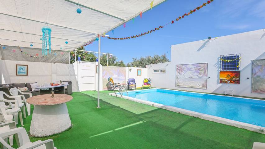 Casa de vacaciones para 8 personas, con Balcón/Terraza y Piscina en Écija