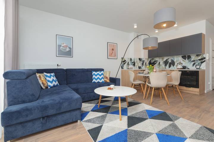 Ferienwohnung für 4 Personen, mit Garten in Grzybowo