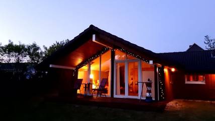 Ferienhaus für 4 Personen, mit Sauna und Garten, mit Haustier in Steinberg