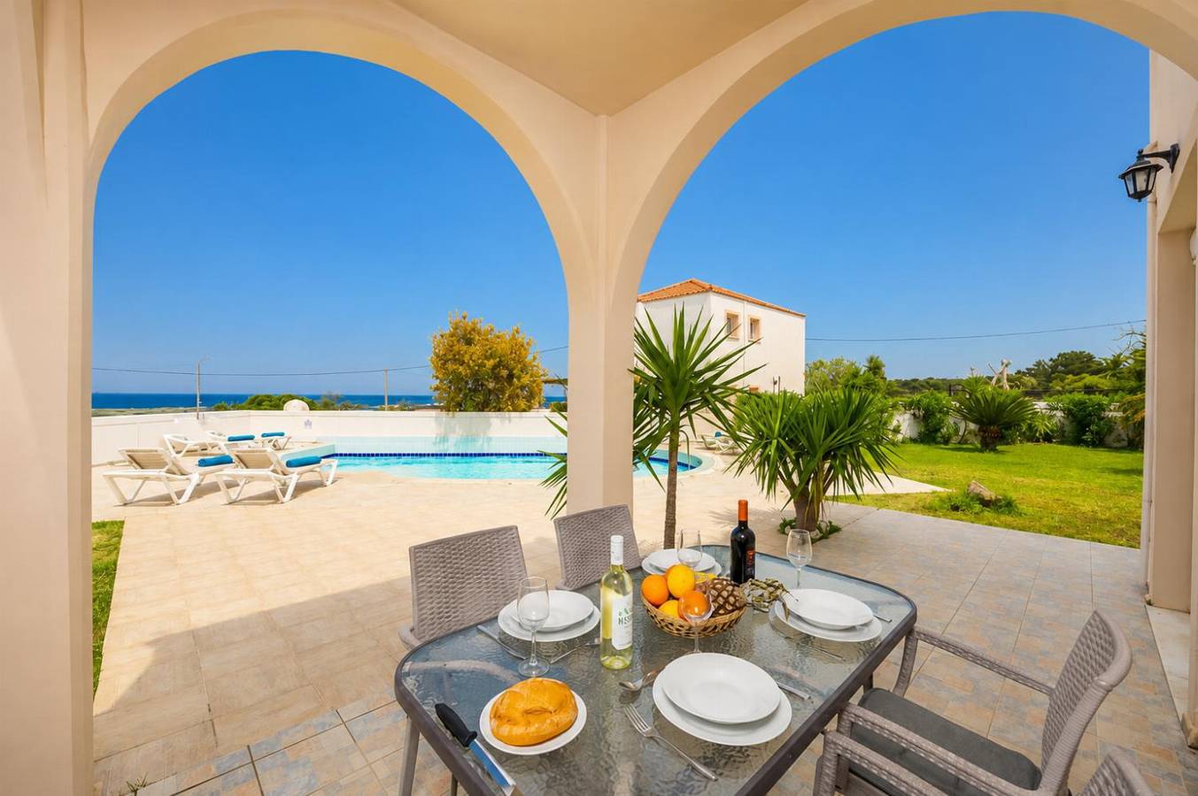 Villa pour 6 personnes avec terrasse in Fanes, Rhodes