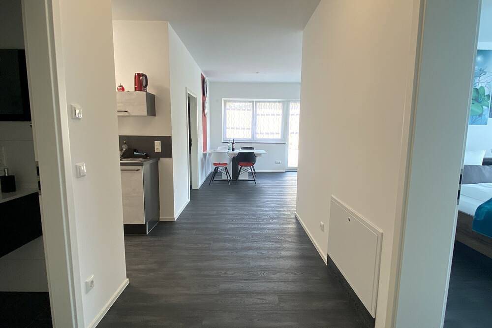 Ganze Wohnung, Apartments-Saaldorf Wg1 mit Terrasse und Blick auf den Stausee in Saaldorf, Bad Lobenstein
