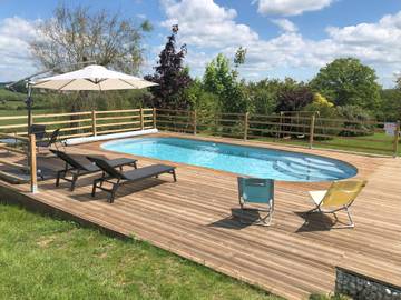 Gîte pour 6 personnes, avec jardin et piscine, animaux acceptés dans Nièvre