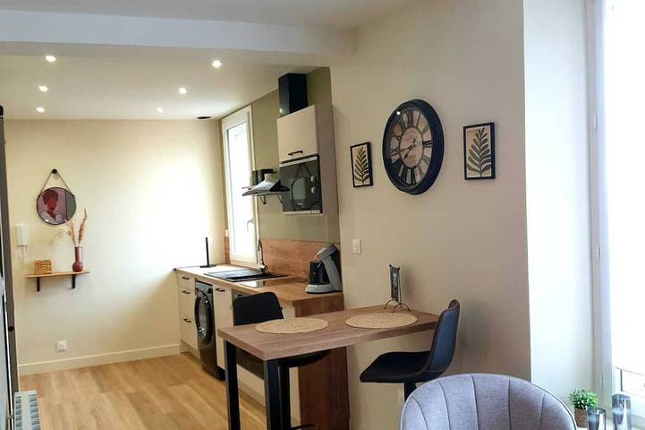 Appartement entier, Joli studio neuf proche de la plage in Barneville-Carteret, Côte de la Déroute