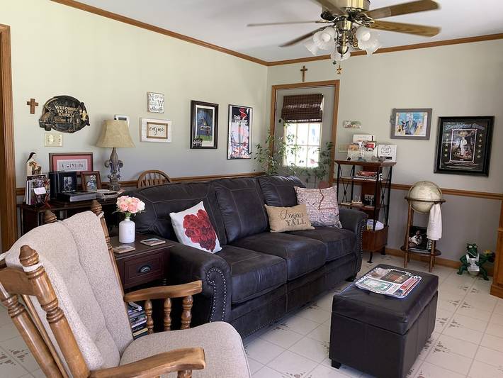 Cabin for 4 people, with terrace and yard in Louisiana