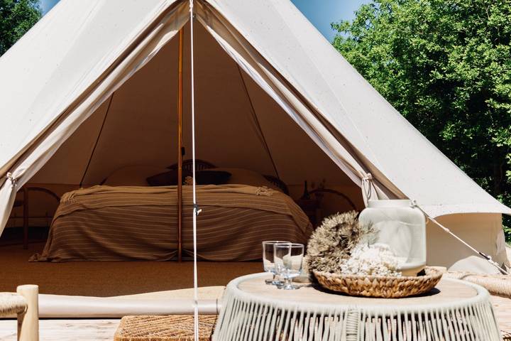 Camping voor 2 personen, met Balkon/Terras en Terras in Noord-Brabant