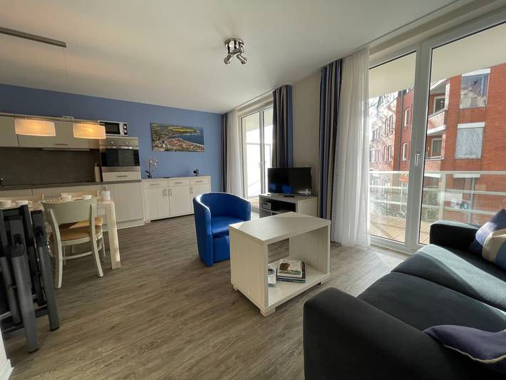 Ferienwohnung für 3 Personen, mit Balkon und Seeblick, mit Haustier in Eckernförde - 2