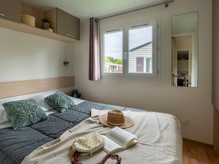 Camping Les Alizés - Mobilheim 8 personen - Komfort 32m² in Lannion, Ceinture Dorée