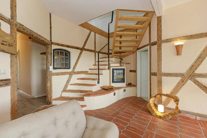 Ferienwohnung für 10 Personen, mit Balkon und Terrasse sowie Garten und Ausblick in Neubukow