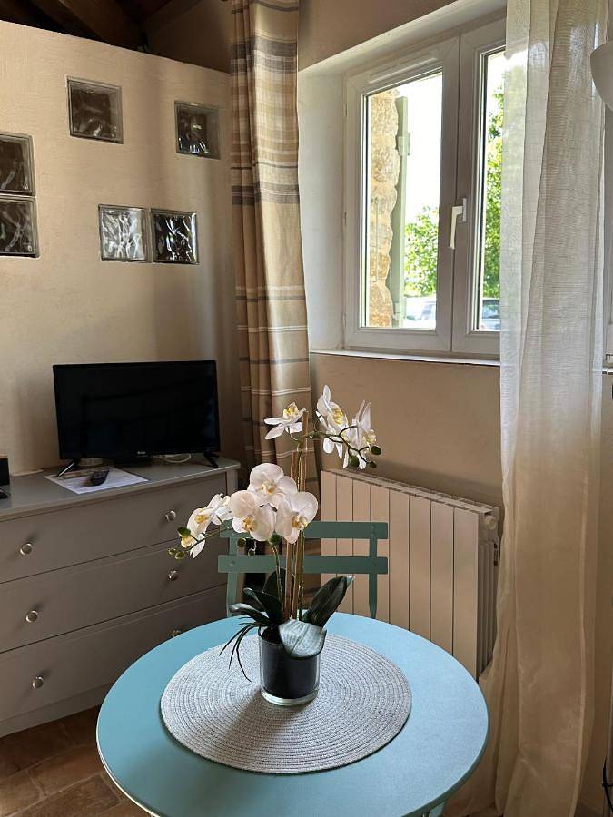 Double Room with Garden View in Châteauneuf-du-Rhône, Région de nyons