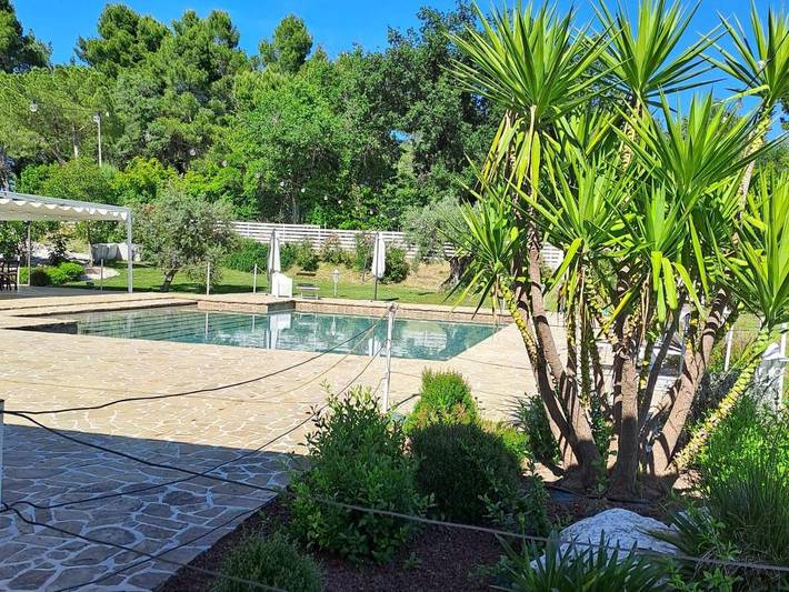 Stanza per gli ospiti per 4 persone, con giardino e panorama nonché piscina - 1