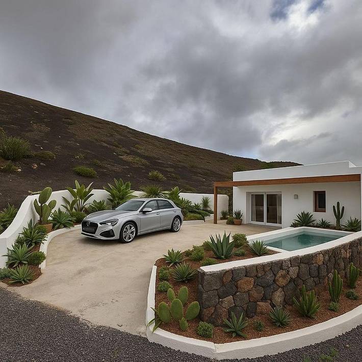 Ferienhaus für 6 Personen, mit Ausblick und Garten sowie Pool und Terrasse - 1
