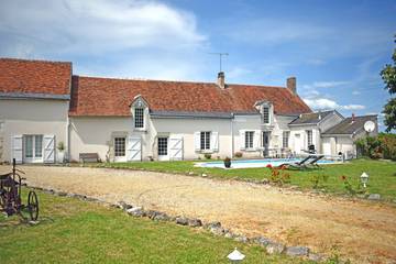 Chambre d’hôte pour 2 personnes, avec jardin et piscine dans Le Controis-en-Sologne