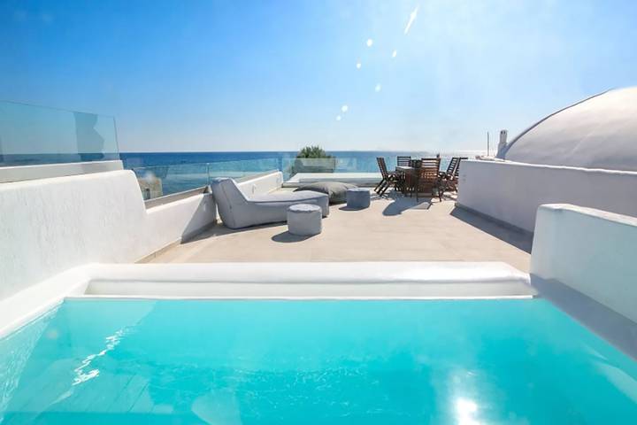 Ferienhaus für 6 Personen, mit Terrasse auf Santorin