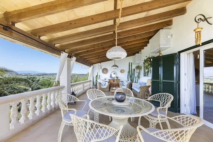 Chalet para 6 personas con balcón in Montuiri, Interior de Mallorca
