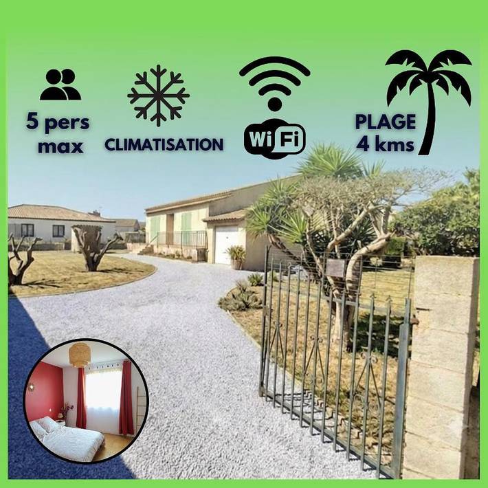 Apartamento de vacaciones para 5 personas, con jardín y vistas - 1