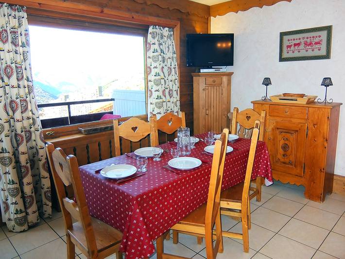 Location de vacances pour 6 personnes, avec balcon à Saint-Martin-de-Belleville