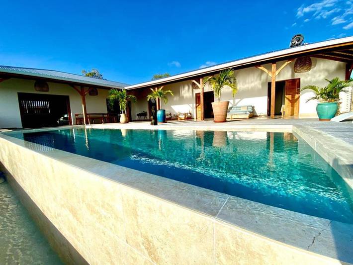 Maison de vacances pour 2 personnes, avec jardin ainsi que piscine et vue