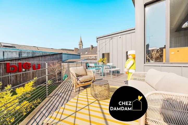 Maison de vacances pour 13 personnes, avec balcon et jardin, animaux acceptés à Avranches