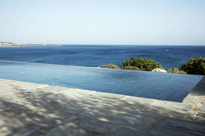 Location de vacances pour 7 personnes, avec Vue sur l’océan et Balcon ainsi que Jardin et Piscine dans Aliki - 4