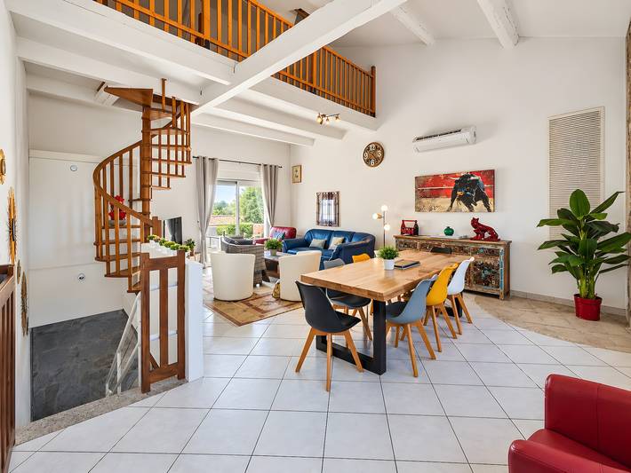 Großes Familienhaus für 8 Pers. – Beheizter Pool, 3.000 m² Park, strandnah in Vendres, Mittelmeerküste (Frankreich)