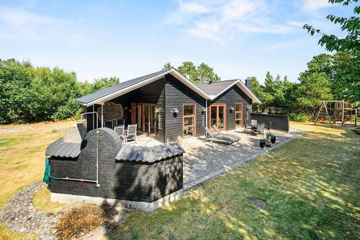 Ferienhaus für 5 Personen, mit Balkon/Terrasse und Whirlpool sowie Sauna in Filsø See