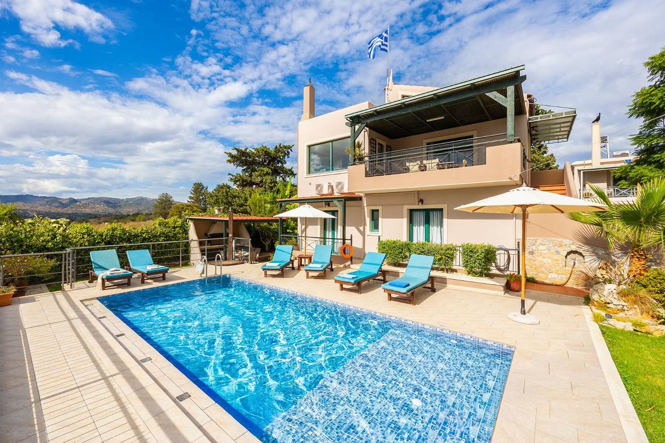 Villa für 6 Personen mit Terrasse in Vamos, Chania und Umgebung