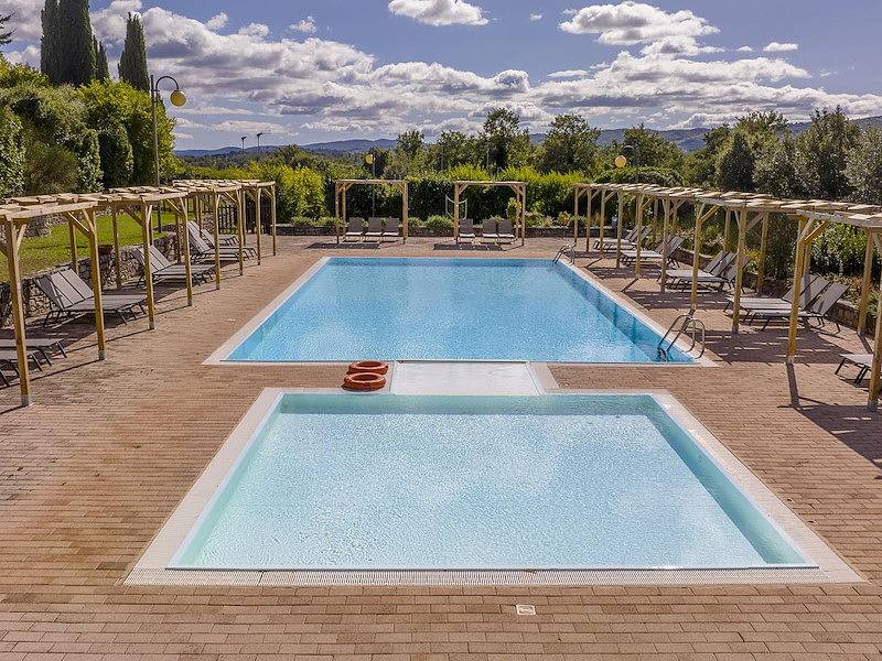 Tritt — Appartamento splendidamente situato per 2 persone a Città della Pieve con piscina in Città della Pieve, Perugia e dintorni
