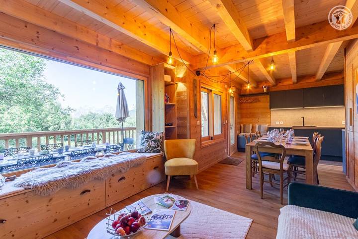 Gîte für 8 Personen, mit Terrasse und Pool sowie Sauna in Französische Alpen - 3