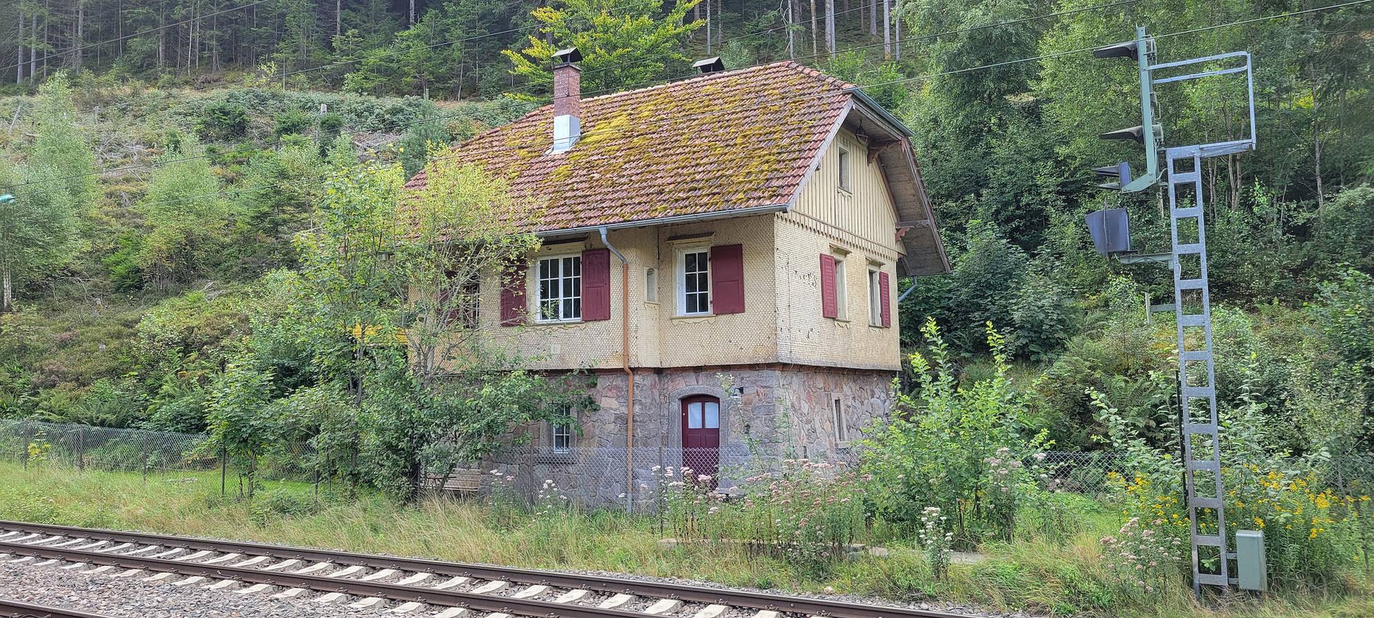 Ferienhaus 'Bahnwärterhaus' mit privatem Garten in Triberg, Mittlerer Schwarzwald