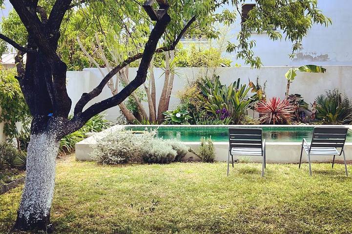 Ferienhaus für 3 Personen, mit Terrasse und Garten