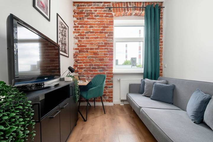 Studio dla 2 osób, zwierzęta dozwolone w Łódź