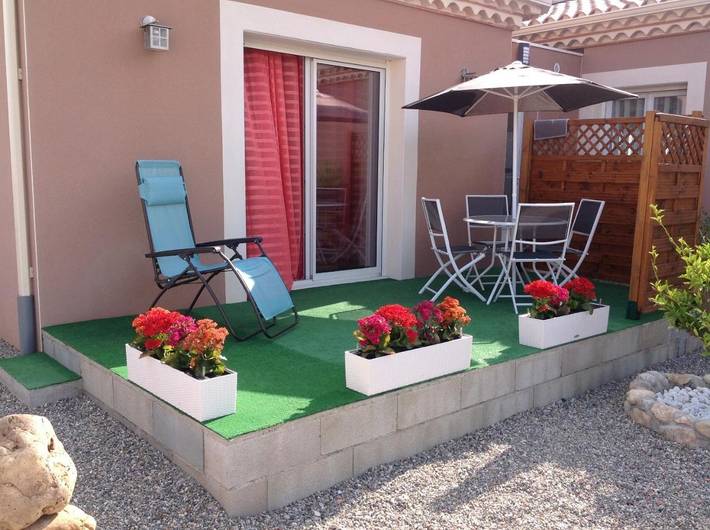 Appartement de vacances pour 4 personnes, avec Terrasse et Jardin