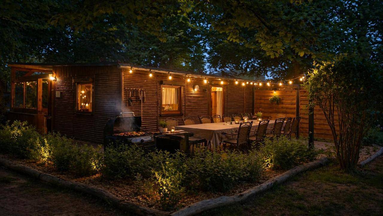 Großes Ferienhaus Bucheneck für Gruppen, Familien & Firmen 7 Schlafzimmer 3 Bäder große Terrasse nahe Rhododendronpark Kromlau in Gablenz, Oberlausitz-Niederschlesien
