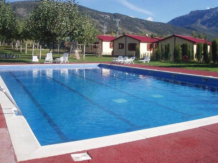 Camping Bungalowpark Isabena - Mobilheim 2 personen - 2/4 pers in Isábena, Aragonesische Pyrenäen