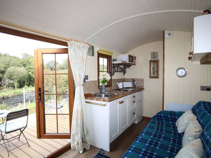 Hütte für 2 Personen mit Garten in Gwynedd