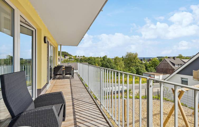 Ferienwohnung für 4 Personen, mit Terrasse und Sauna in Winterberg